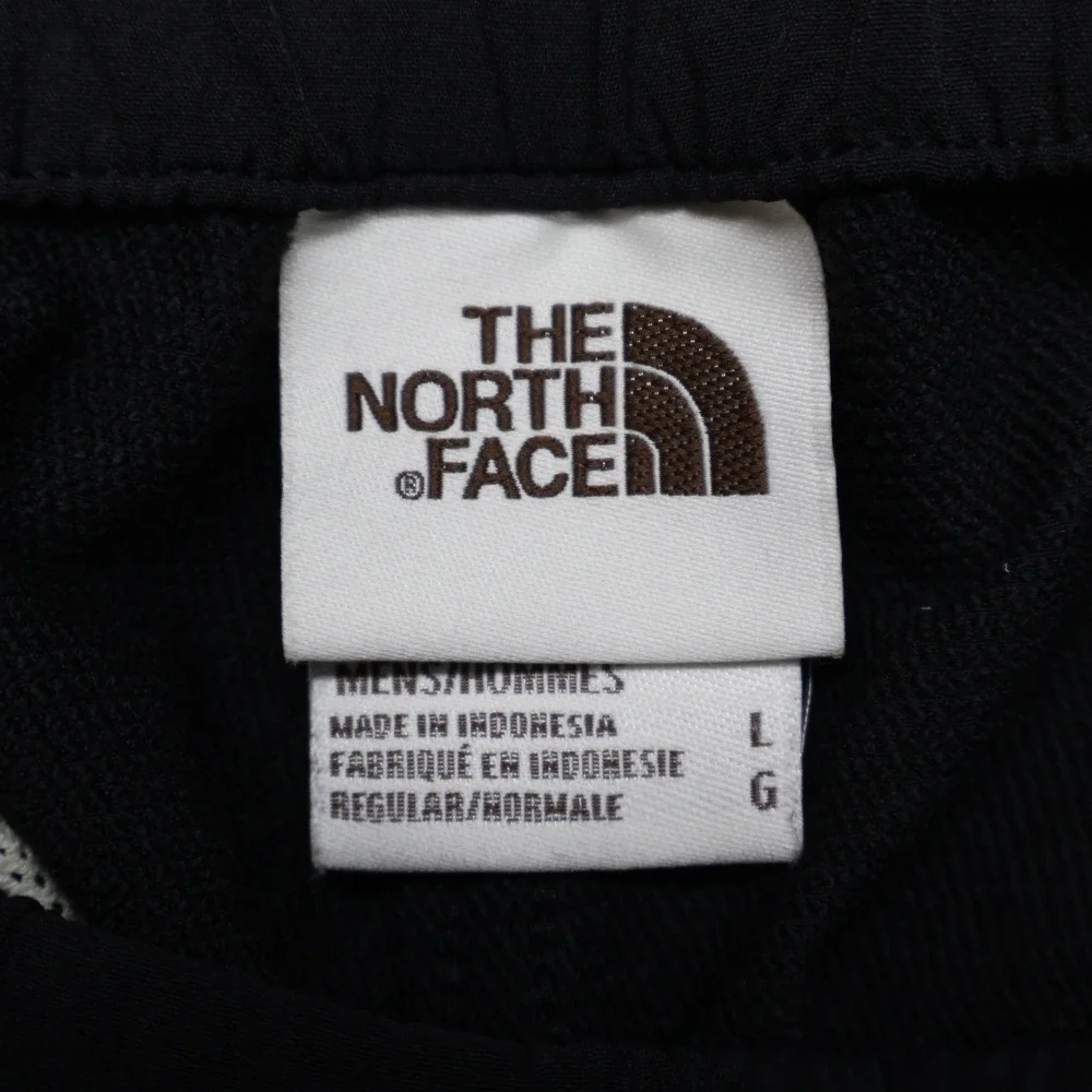 North Face Pants Mens Large Black Belted Hiking Outdoor‎ Trail Rain Wind 34x28